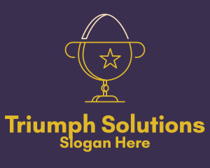 Win - Egg Trophy Cup logo design