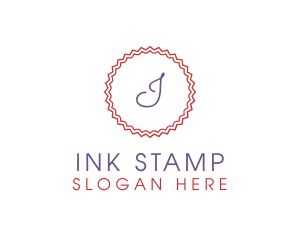 Cute Confectionery Stamp logo design