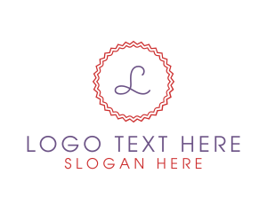 Cute Confectionery Stamp Logo