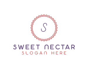 Cute Confectionery Stamp logo design