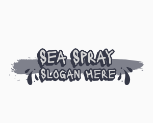 Urban Paint Splatter logo design