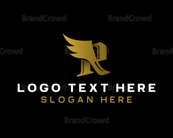 Premium Luxury Wing Logo