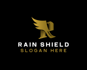 Premium Luxury Wing  logo design