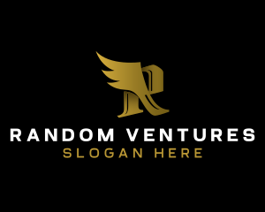 Premium Luxury Wing  logo design