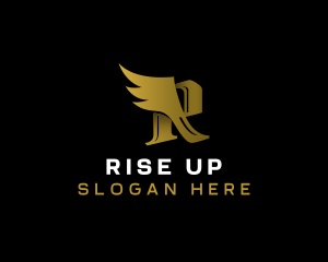 Premium Luxury Wing  logo design