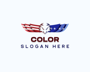 Patriotism - American Eagle Wings logo design