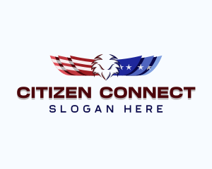 Citizenship - American Eagle Wings logo design