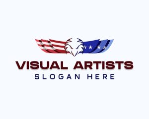 Veteran - American Eagle Wings logo design