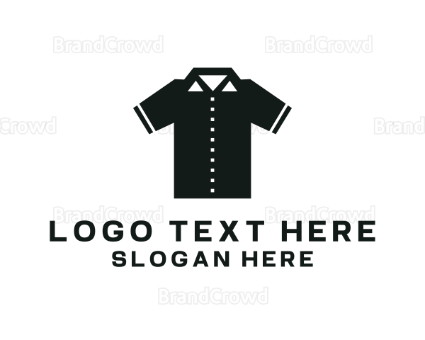 Geometric Polo Shirt Logo