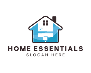 Household - Cleaning House Housekeeping logo design