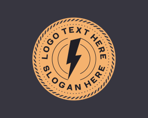 Flash - Electrical Thunder Bolt logo design