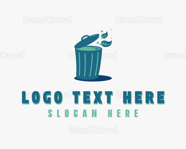 Garbage Waste Disposal Logo