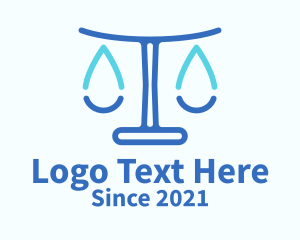 Legal - Water Legal Scales logo design