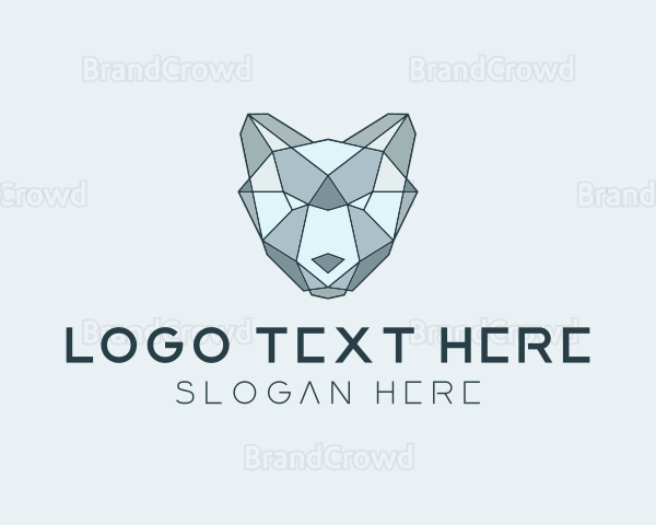 Geometric Cub Bear Logo