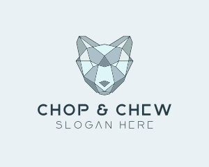 Pet Adoption - Geometric Cub Bear logo design