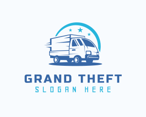 Shipment - Blue Truck Transportation logo design
