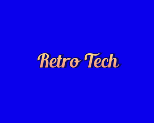 Retro Script Fashion logo design