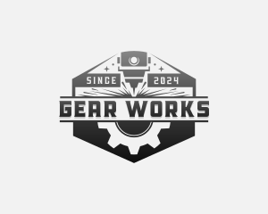 Industrial Laser Metalworks logo design