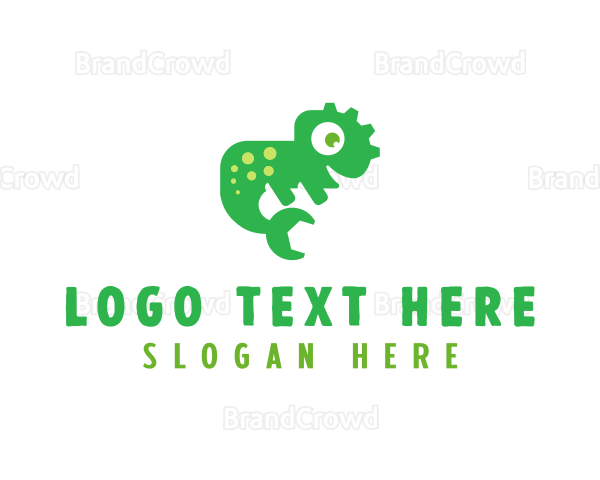 Chameleon Lizard Repair Logo