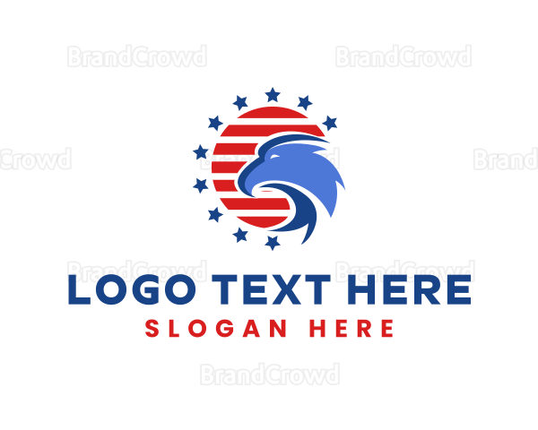 America Eagle Bird Logo