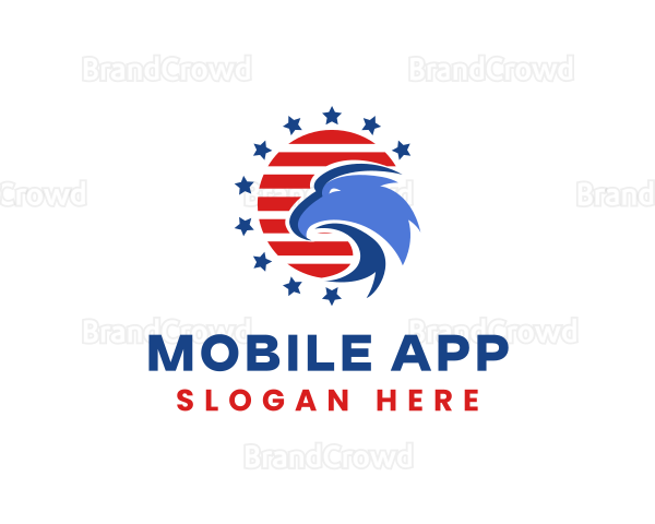 America Eagle Bird Logo