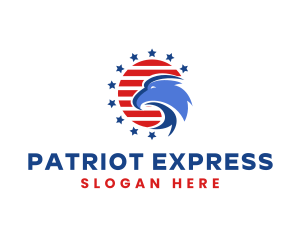 America - America Eagle Bird logo design