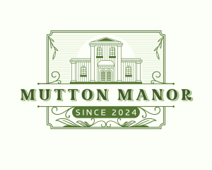 Manor Mansion Realty logo design