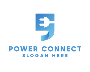 Plug - Electric Quote Plug logo design