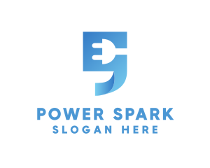 Electric - Electric Quote Plug logo design