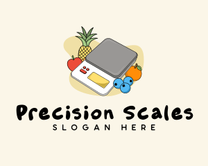 Fruit Digital Scale logo design