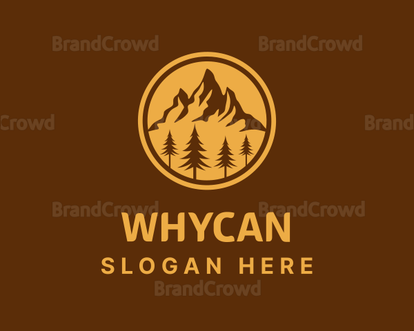 Rocky Mountain Peak Logo