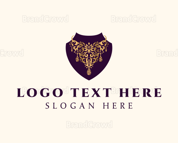 Luxury Necklace Jewelry Logo