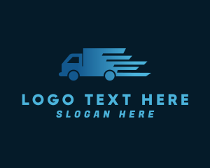 Dispatch - Fast Delivery Truck logo design