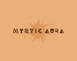 Mystical Antique Sun logo design