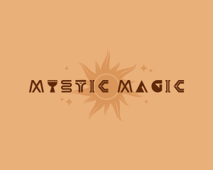 Mystical Antique Sun logo design