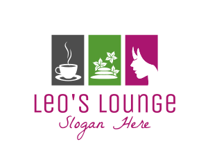 Wellness Spa Lounge logo design