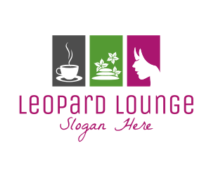 Wellness Spa Lounge logo design