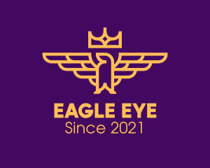 Eagle - Regal Crown Eagle logo design