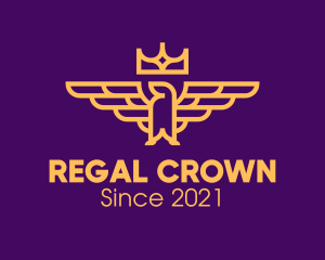 Regal Crown Eagle logo design