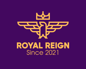 Reign - Regal Crown Eagle logo design