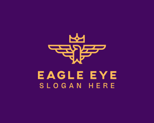 Regal Crown Eagle logo design