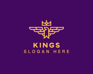 Regal Crown Eagle logo design