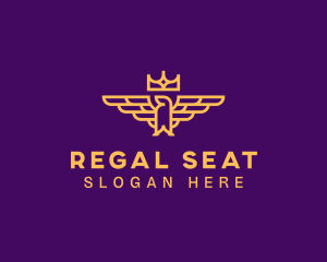 Regal Crown Eagle logo design