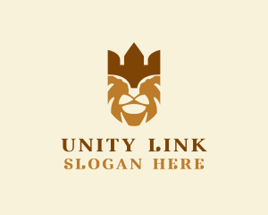 Lion King Crown logo design