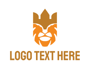 Orange Orange - Orange Lion King logo design