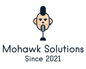 Mohawk Guy Podcast logo design