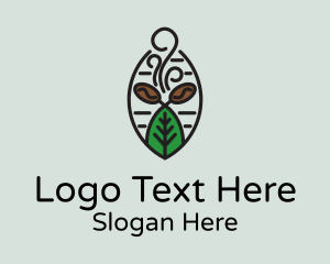 Organic Coffee Farm Logo