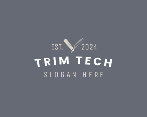 Trim - Trim Barber Company logo design