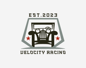 Retro Car Vehicle logo design