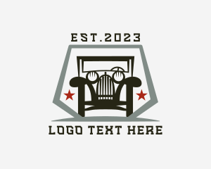 Racer - Retro Car Vehicle logo design